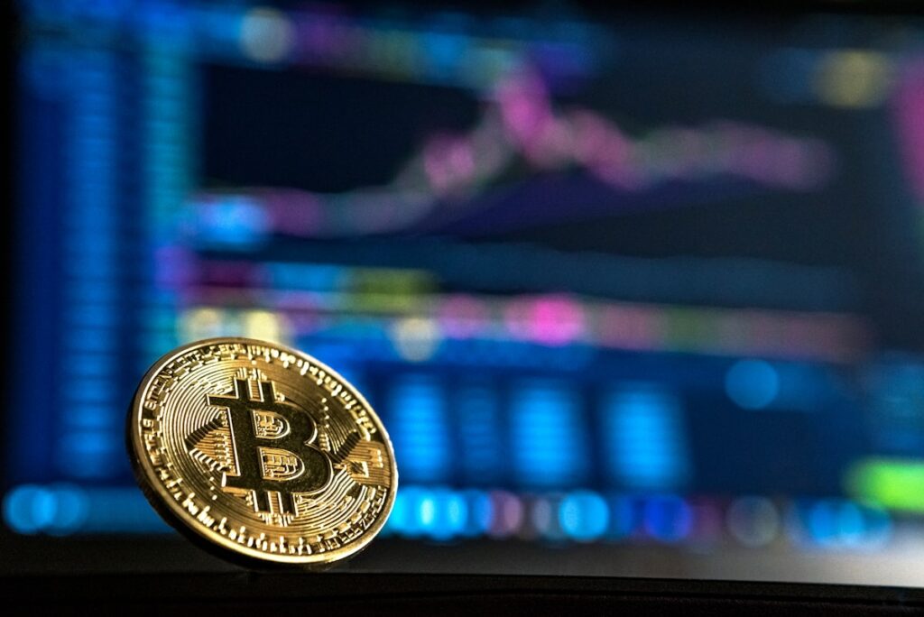 Bitcoin coin symbolizing rising cryptocurrency adoption