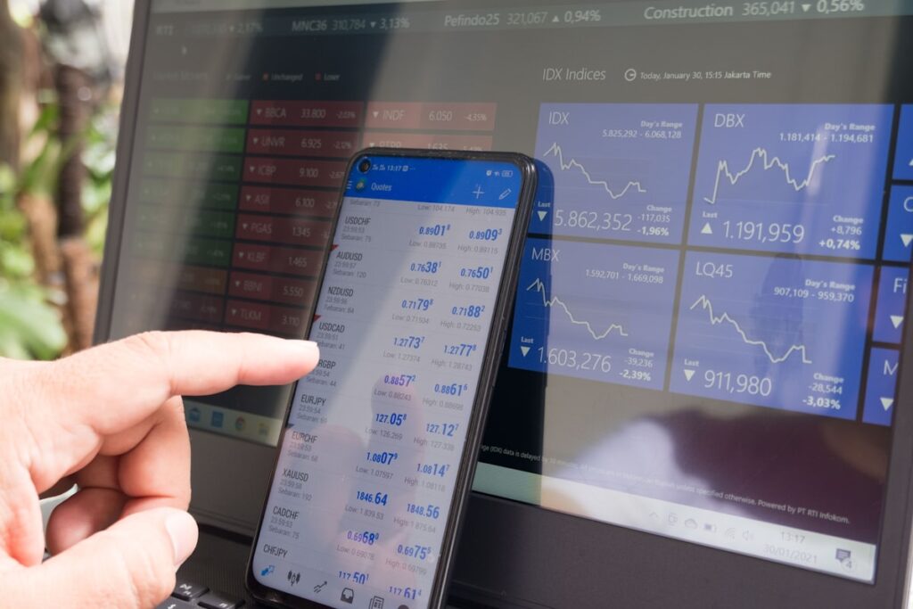Forex trading chart for EUR USD currency analysis